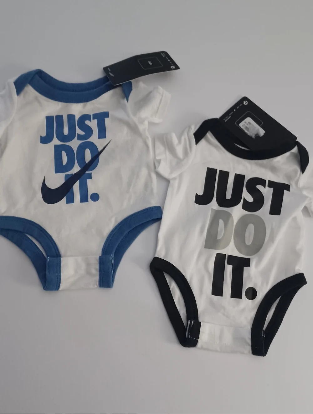 Nike Just Do It 2 Pack Onesies Sz Newborn 0/3M No DISCOUNTS!!!